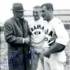 Coach Bear Bryant with Dr. McCollough (center), at the Sugar Bowl.