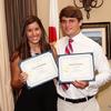 Scholarship Nominees, Carolina Braga and Parker Mason.