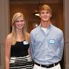 Scholarship nominees, Erin McKee and Brandon Davis.